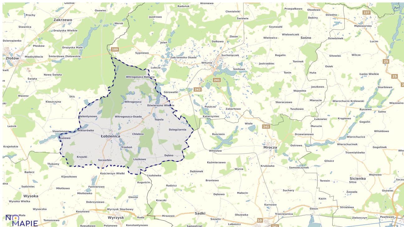 Mapa Geoportal Łobżenica
